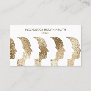 Psycholoog Human Faces Mind gezichten Visitekaartje