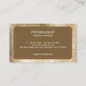 Psycholoog Human Faces Mindset Human Brain Visitekaartje (Achterkant)