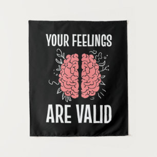 Psycholoog Je Gevoelens Zijn Geldig Wandkleed