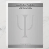 Psycholoog Letterhead Briefhoofd (Voorkant / Achterkant)