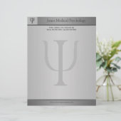 Psycholoog Letterhead Briefhoofd (Staand voorkant)
