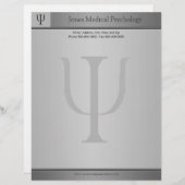 Psycholoog Letterhead Briefhoofd (Voorkant / Achterkant)