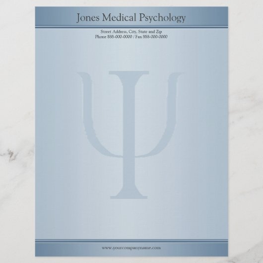 Psycholoog Letterhead Briefhoofd (Voorkant)