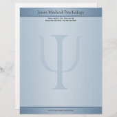 Psycholoog Letterhead Briefhoofd (Voorkant / Achterkant)