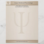 Psycholoog Letterhead Briefhoofd Ontwerp (Voorkant)