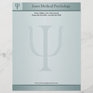 Psycholoog Letterhead Briefhoofd Sjabloon
