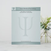 Psycholoog Letterhead Briefhoofd Sjabloon (Staand voorkant)