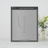 Psycholoog Letterhead Gepersonaliseerd Briefhoofd (Staand voorkant)