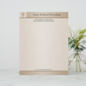 Psycholoog Letterhead Gepersonaliseerd Briefhoofd (Staand voorkant)