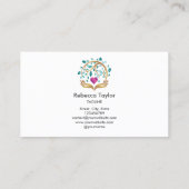 Psycholoog Levenscoach Boom des Levens met Hart Visitekaartje (Achterkant)