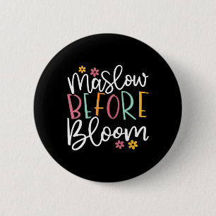 Psycholoog Maslow Voor Bloom Versnelde Leraar Klr Ronde Button 5,7 Cm