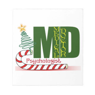 Psycholoog MERRY CHRISTMAS Notitieblok