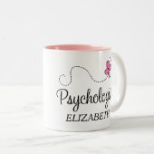 Psycholoog persoonlijke Mok voor haar baan (Voorkant rechts)