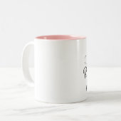 Psycholoog persoonlijke Mok voor haar baan (Voorkant links)