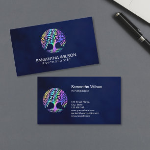 Psycholoog Therapeut Counselor Psychiater Hersenen Visitekaartje