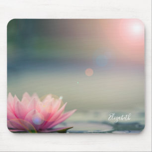 Psycholoog Therapeut Zen Lotus Bloem Landschap Muismat