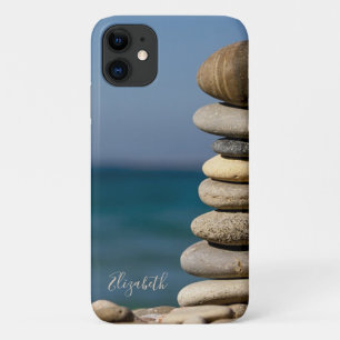 Psycholoog therapeut Zen stenen,Yoga iPhone 11 Hoesje