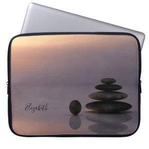 Psycholoog Therapeut Zen, Zonsondergang-Personaliz Laptop Sleeve
