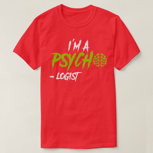 Psycholoog Therapist Gift Psyche 8 T-shirt (Design voorkant)