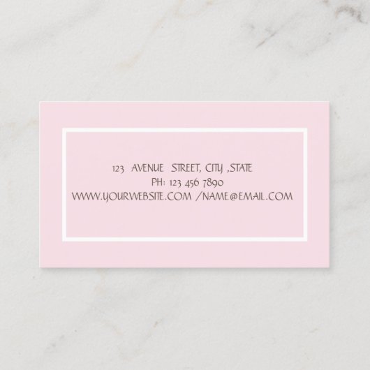 Psycholoog Therapist Zen Stones, Landschap Visitekaartje (Achterkant)