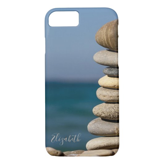 Psycholoog Therapist Zen Stones,Yoga Case-Mate iPhone Case (Achterkant)