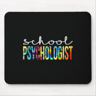 Psycholoog Tie Dye Appreciation Day Back to School Muismat
