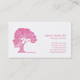 Psycholoog Visitekaartjes Persoonlijk adviseur Afsprakenkaartje