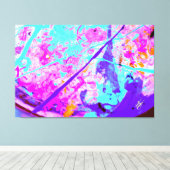 Psychopathie canvas afdruk (Insitu (Houten vloer))