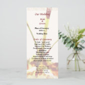 Psychopsis Mendenhall Hildos Wedding Program Programma (Staand voorkant)