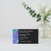 Psychotherapeut Advies Moderne Visitekaartjes (Staand voorkant)