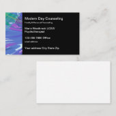 Psychotherapeut Advies Moderne Visitekaartjes (Voorkant / Achterkant)