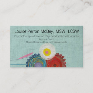 Psychotherapeut Clinicus Psychoeducticus Visitekaartje