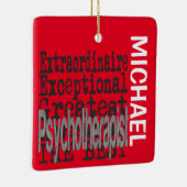 Psychotherapeut Extraordinaire CUSTOM Keramisch Ornament (Rechts)
