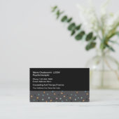 Psychothérapeute Conseil Carte de visite moderne (Debout devant)