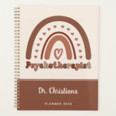 Psychothérapeute personnalisée Boho Rainbow (Devant)