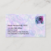 Psychothérapie Cartes de visite en santé mentale (Devant)