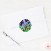 Psychotische raket fractal art Sticker (Envelop)