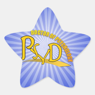 PSYD-ARTS VAN PSYCHOLOGIE-LOGO STER STICKER