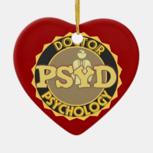 PsyD LOGO ARTS VAN PSYCHOLOGIE PSYCHOLOGIST Keramisch Ornament