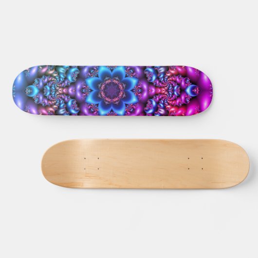 psydelic flower mandala skateboard (Horz)