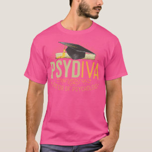 Psydiva Doctor of Psychologie Neuroscience Psych M T-shirt