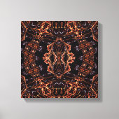 Psyhedelische Fractal Art Single Canvas Print (Voorkant)