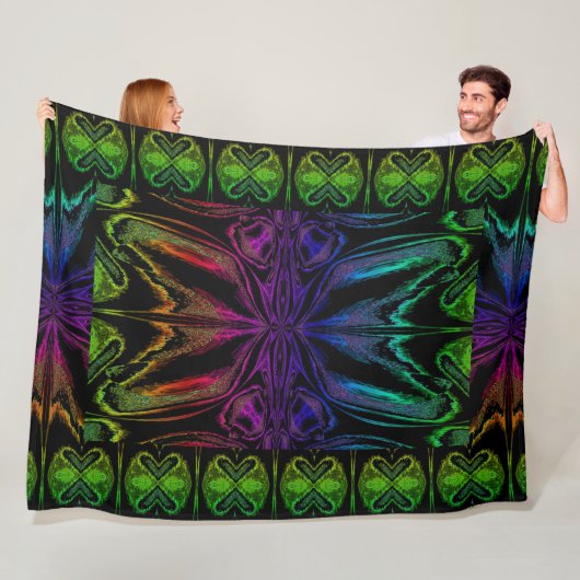 PSYKHE Godin van de Vlinders 25 Fleece Deken (In situ)