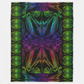 PSYKHE Godin van de Vlinders 25 Fleece Deken (Voorkant)