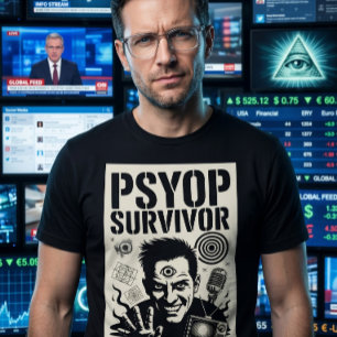 Psyop-overlevende Irak Iran WMD Propaganda Fake Ne T-shirt