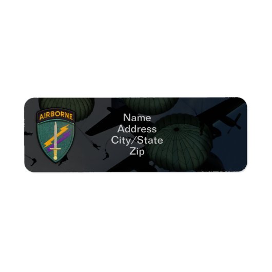 PSYOP special ops usacapoc(a) patch Etiket (Voorkant)