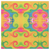 Psyschedelic tourbillonne tissu (Échantillon)
