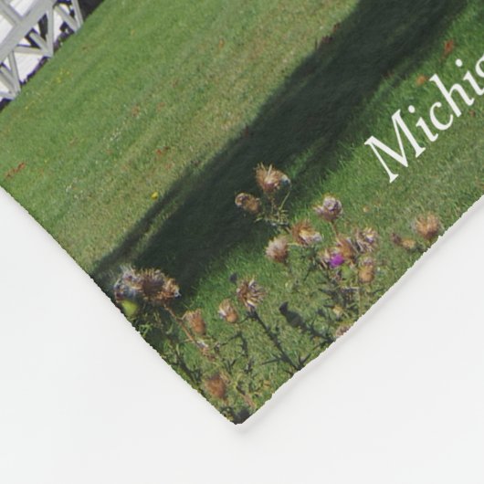 Pt Aux Barques Lighthouse haute couverture en tois (Coin)