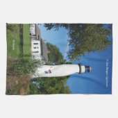 Pt Aux Barques Lighthouse keukenhanddoek (Horizontaal)