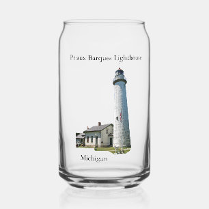 Pt Aux Barques Vuurtoren blik glas